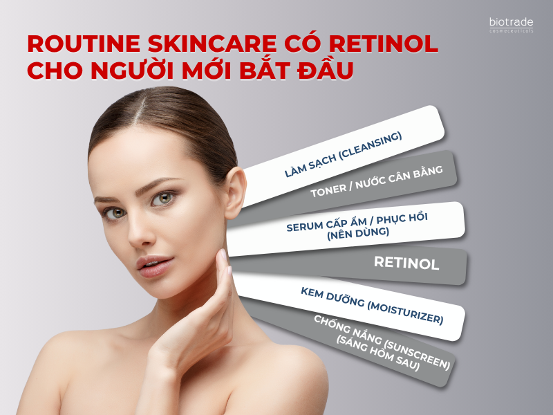 ROUTINE SKINCARE CÓ RETINOL CHO NGƯỜI MỚI BẮT ĐẦU