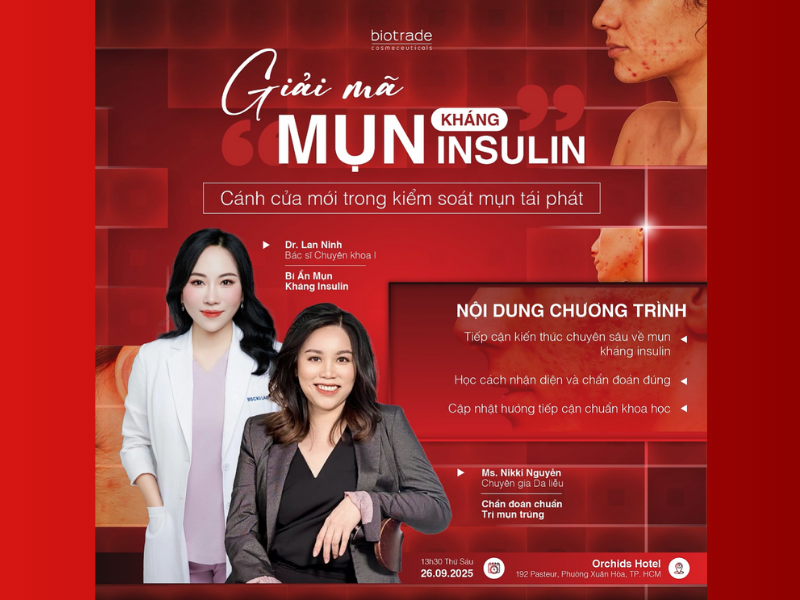 Giải Mã Mụn Kháng Insulin – Cánh Cửa Mới Trong Kiểm Soát Mụn Tái Phát