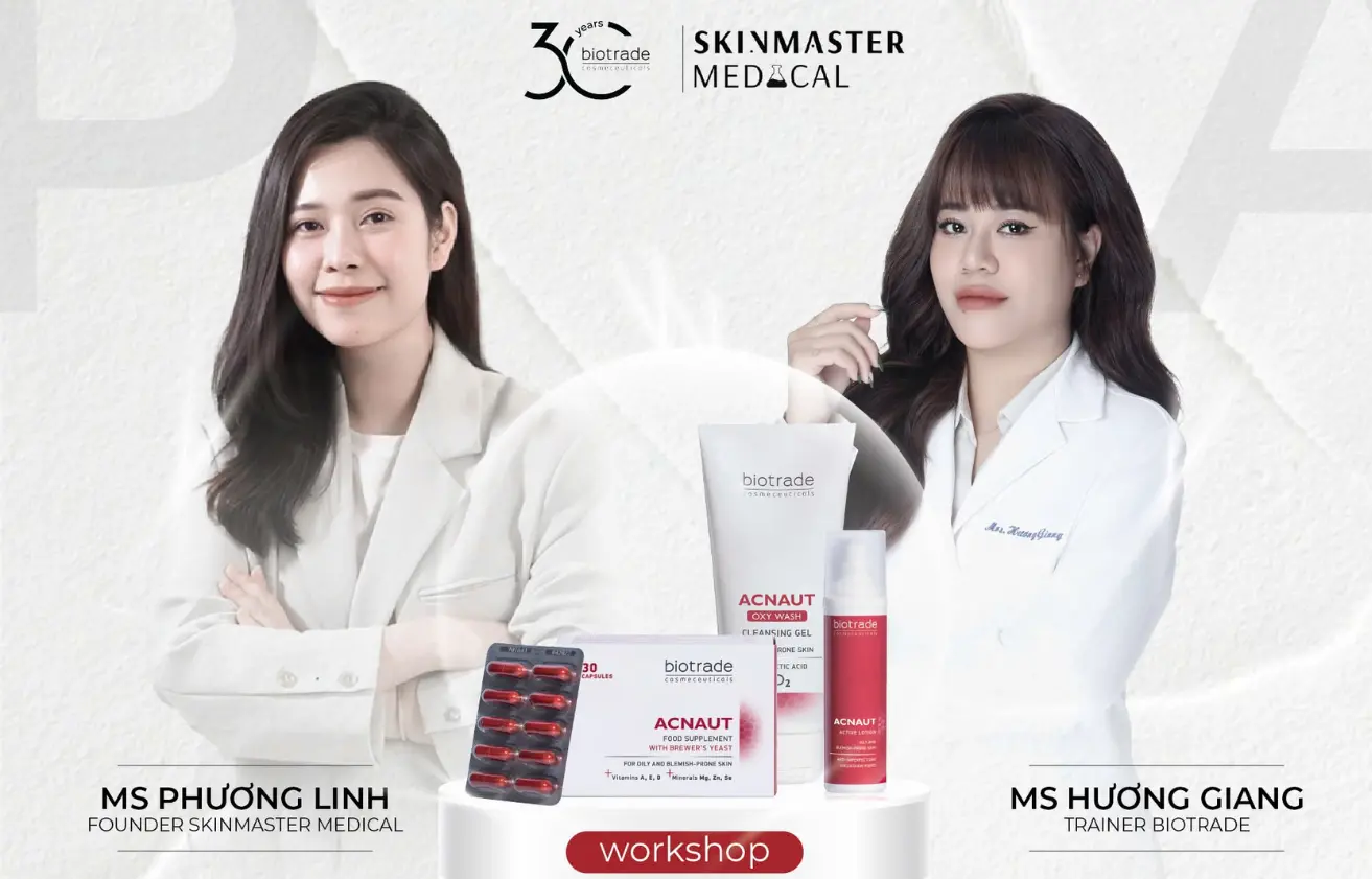 BIOTRADE x SKINMASTER | RECAP WORKSHOP “TRỊ MỤN HỌC ĐƯỜNG”