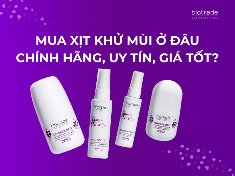 Mua Lăn Xịt Khử Mùi Ở Đâu Chính Hãng, Uy Tín, Giá Tốt?